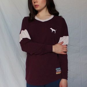Victoria’s Secret Pink V-Neck Long Sleeve XS